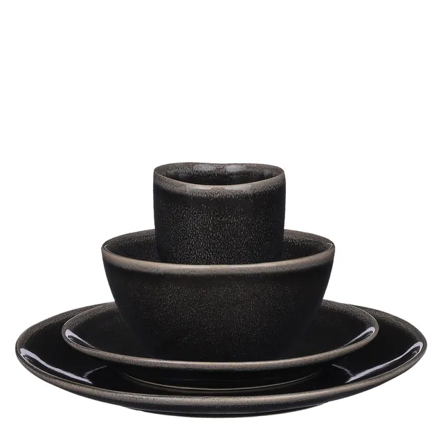 mica-decorations-tabo-service-table-noir-16-pi-ces-c-ramique image 1