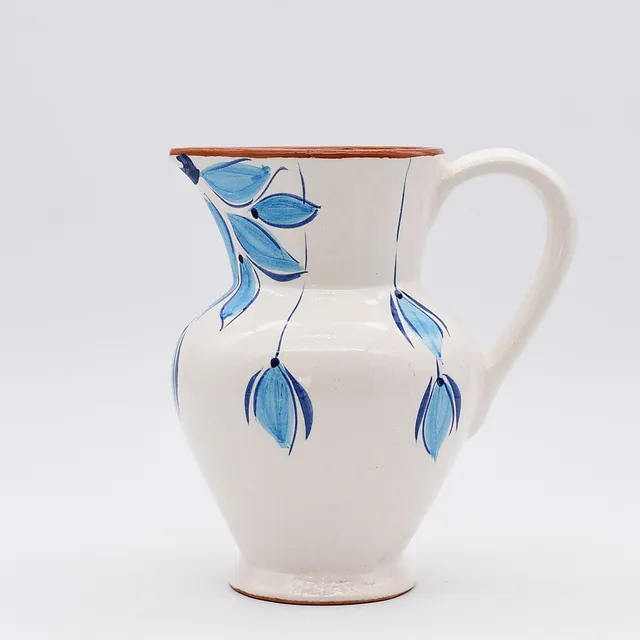 luisa-paix-o-vaisselle-portugaise-carafe-terre-cuite-turquoise-1-l image 1