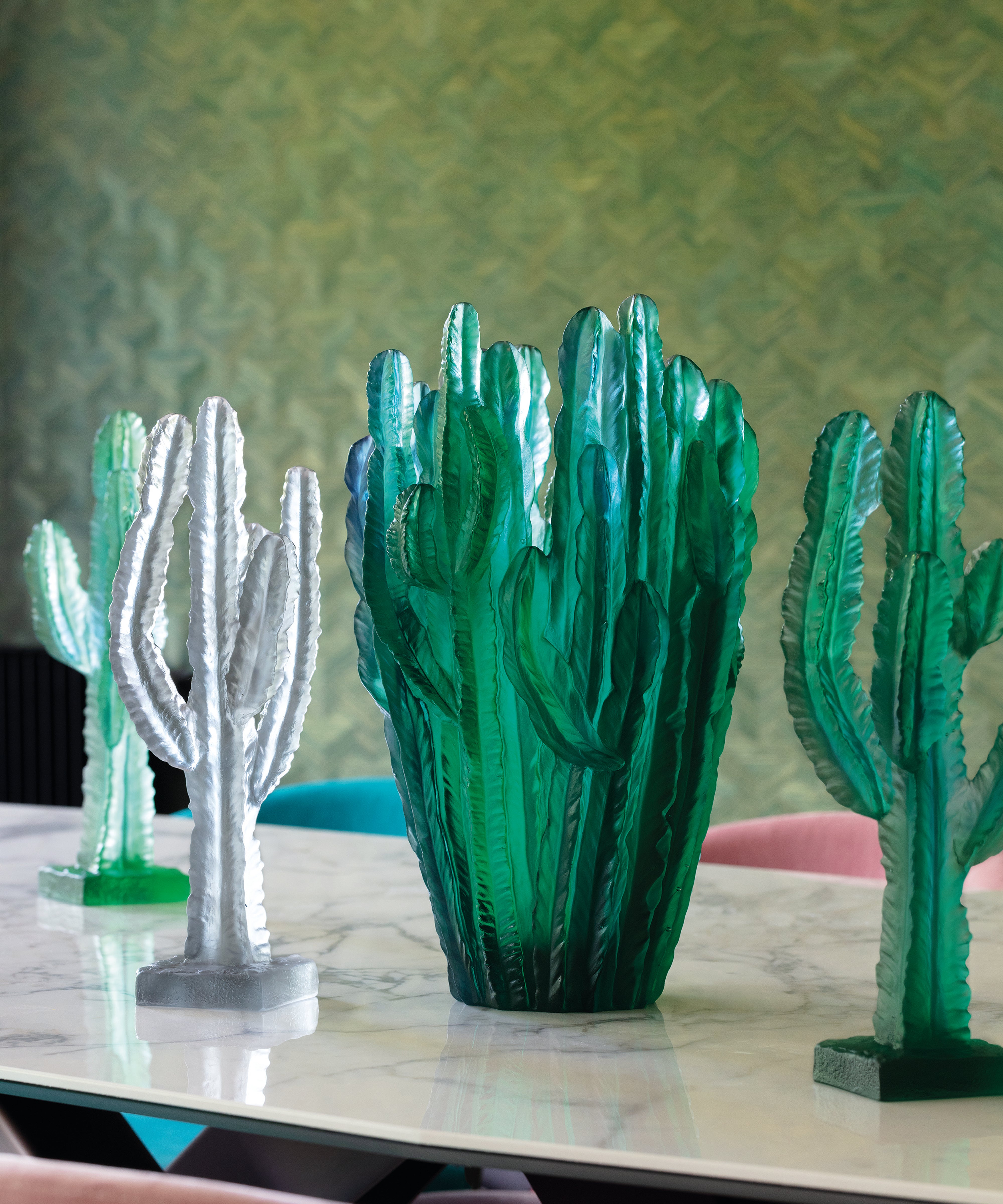 daum-univers-v-g-tal-jardin-de-cactus-vase-vert-grand-mod-le image 2