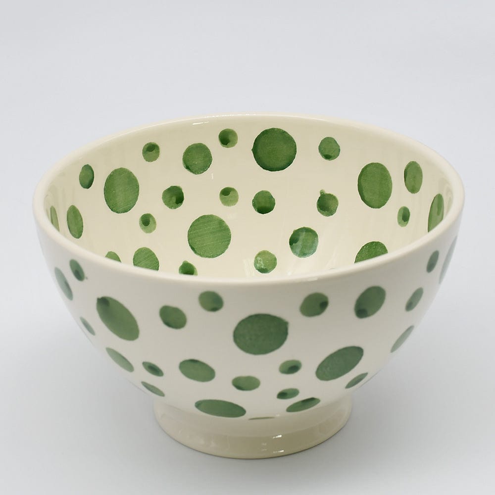 luisa-paix-o-vaisselle-saladier-pois-c-ramique-vert-20-cm image 2