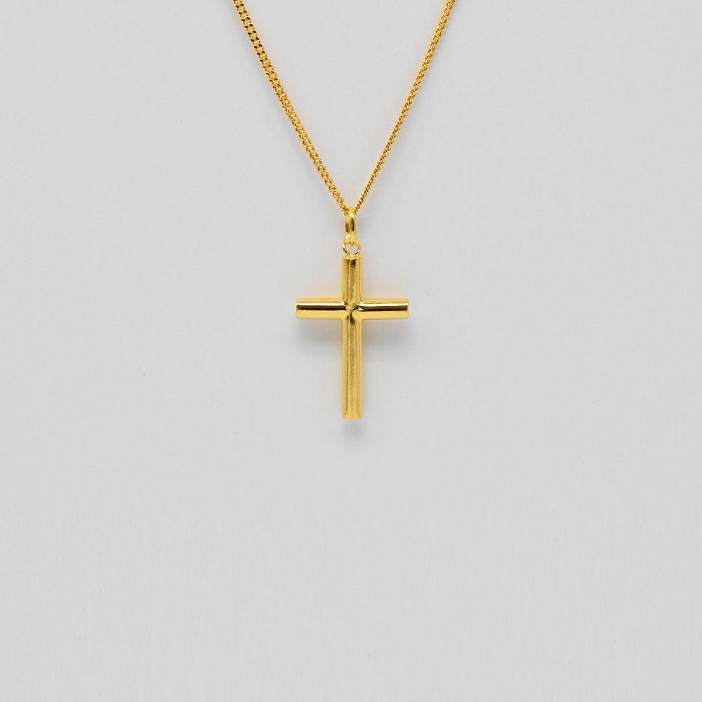 luisa-paix-o-cruz-i-collier-argent-dor-croix-55-cm image 1