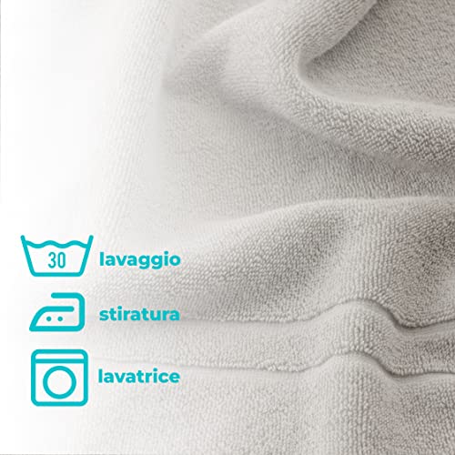 baroni-home-tessile-bagno-tapis-de-bain-coton-gris-45x60-cm image 7