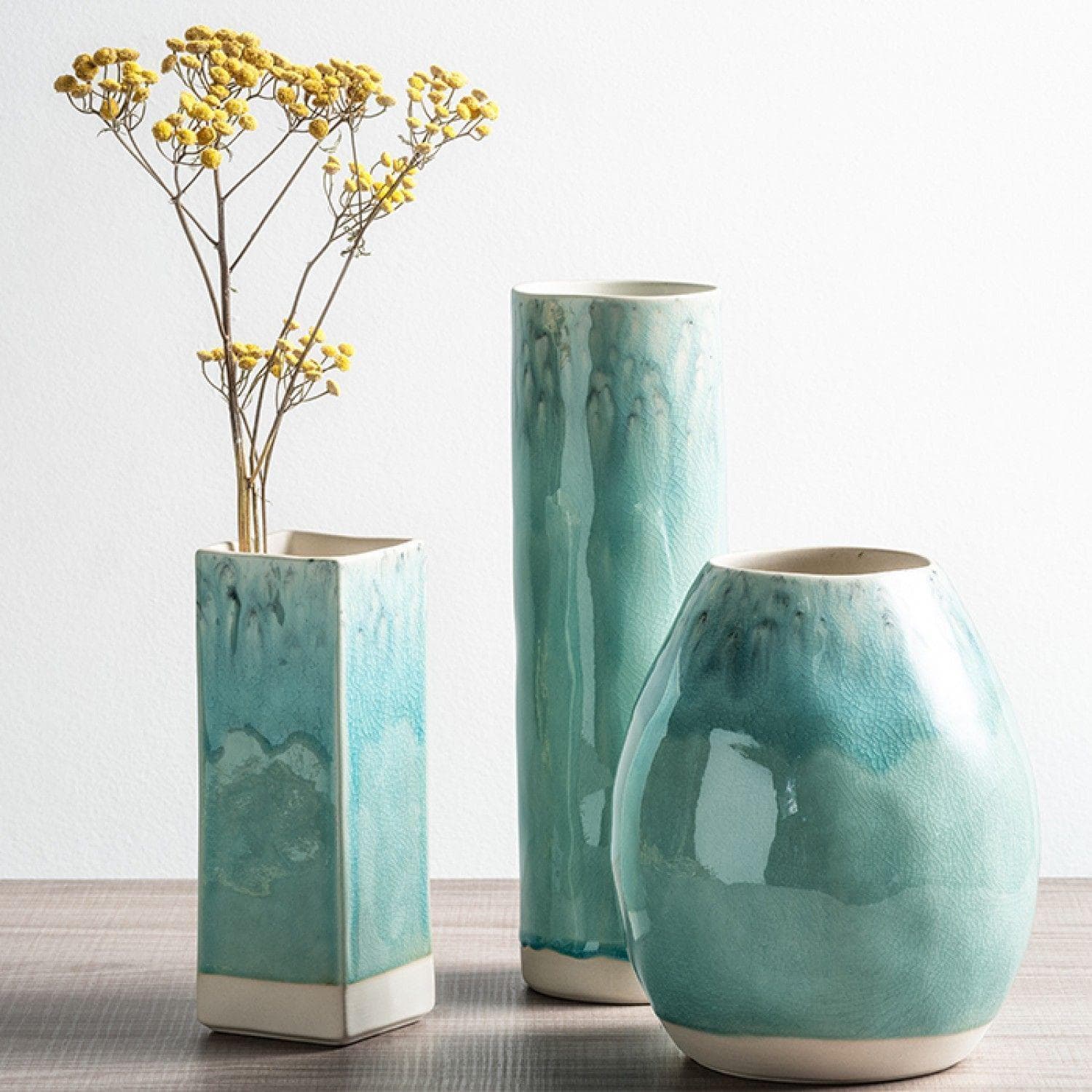 luisa-paix-o-madeira-vase-ovale-gr-s-vert-21-cm image 3