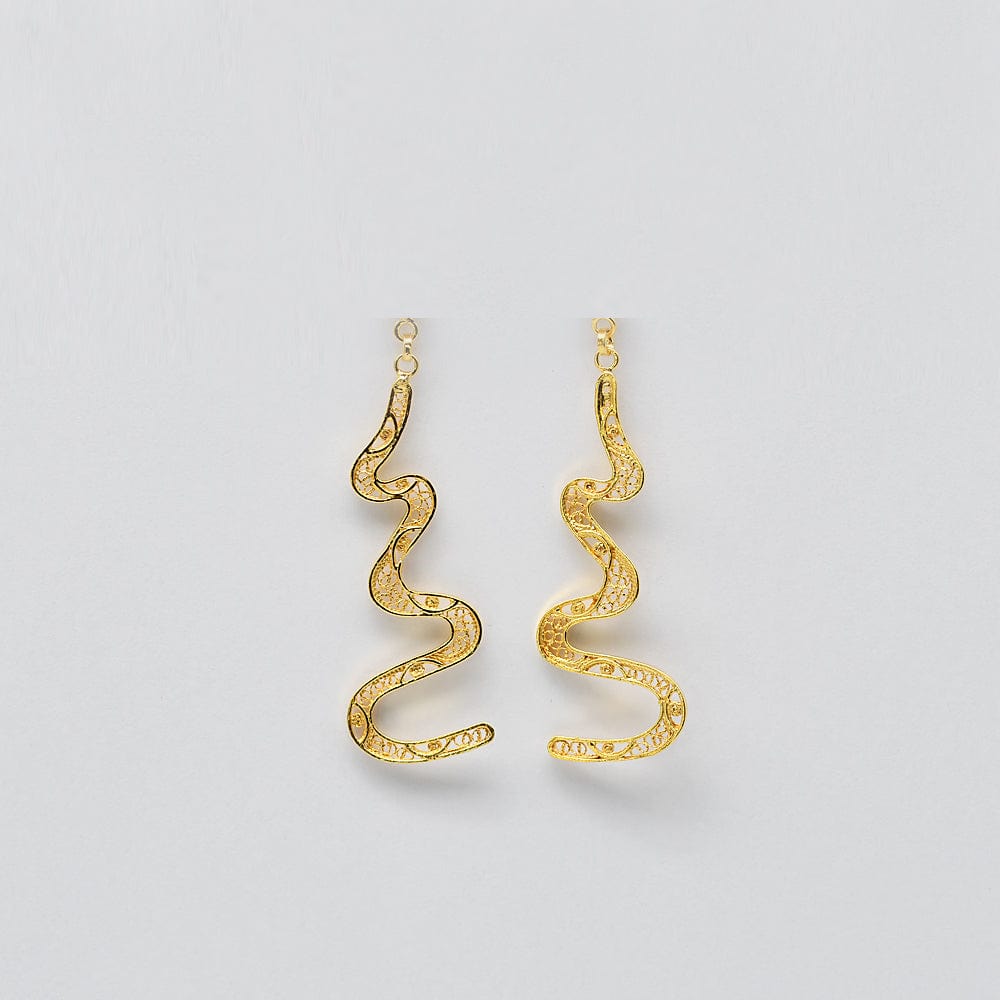 luisa-paix-o-serpente-i-boucles-d-oreilles-argent-dor-6cm image 1