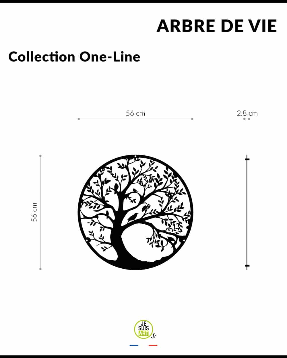 je-suis-art-tableaux-arbre-de-vie-tableau-m-tal-noir-d-coupe-laser image 4