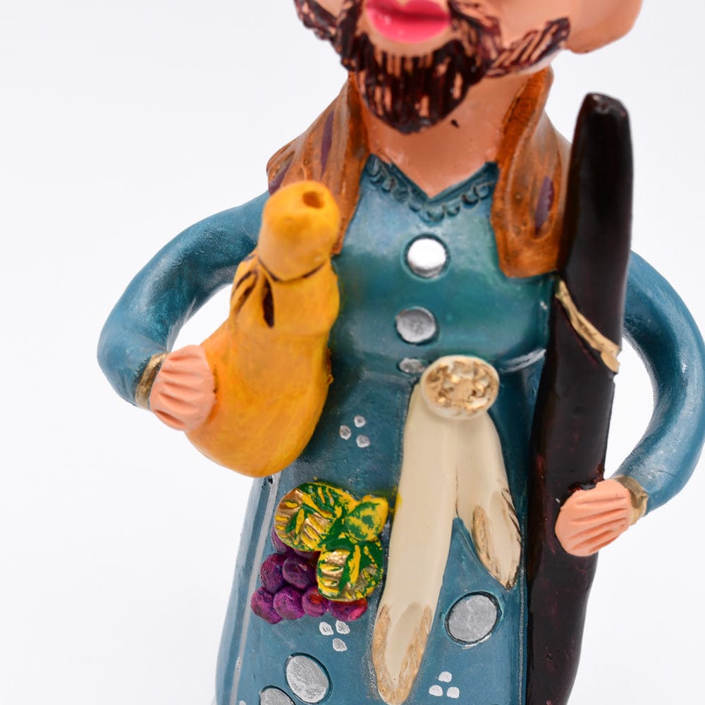 luisa-paix-o-marques-pombal-25cm-statuette-argile-sign-e image 8