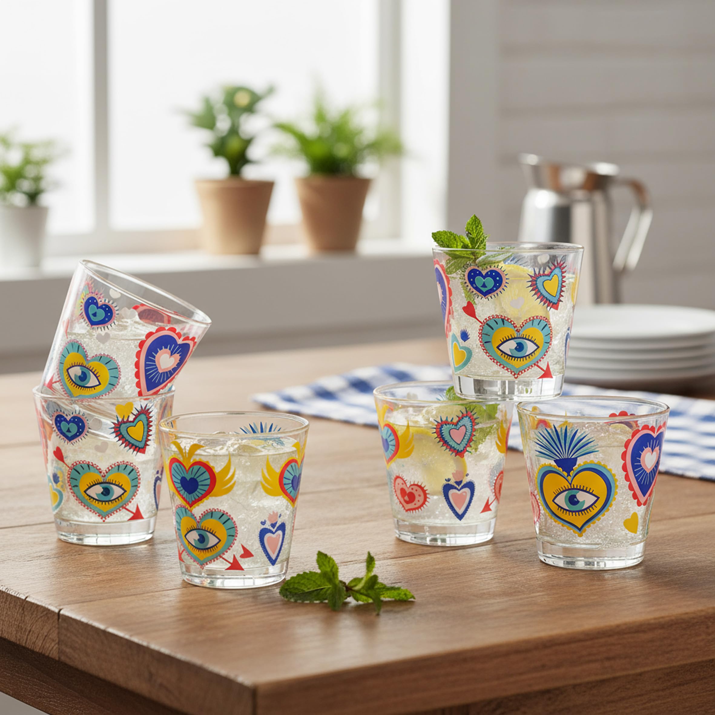 baroni-home-cucina-set-6-verres-ex-noto-color-s-25-cl image 7