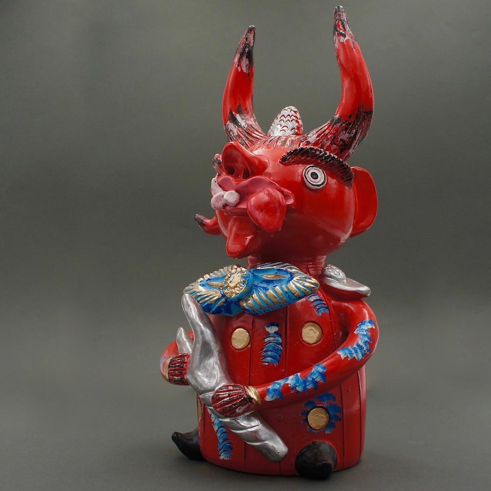 luisa-paix-o-prazeres-c-ta-diabo-35-cm-statuette-diable-rouge image 2