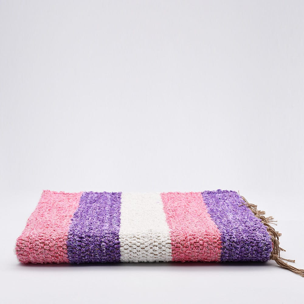 luisa-paix-o-tapis-artisanal-ray-tapis-rose-violet-140x70 image 1