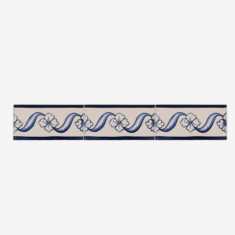 luisa-paix-o-frise-azulejo-15x7-5cm-fa-ence-peinte-main image 3