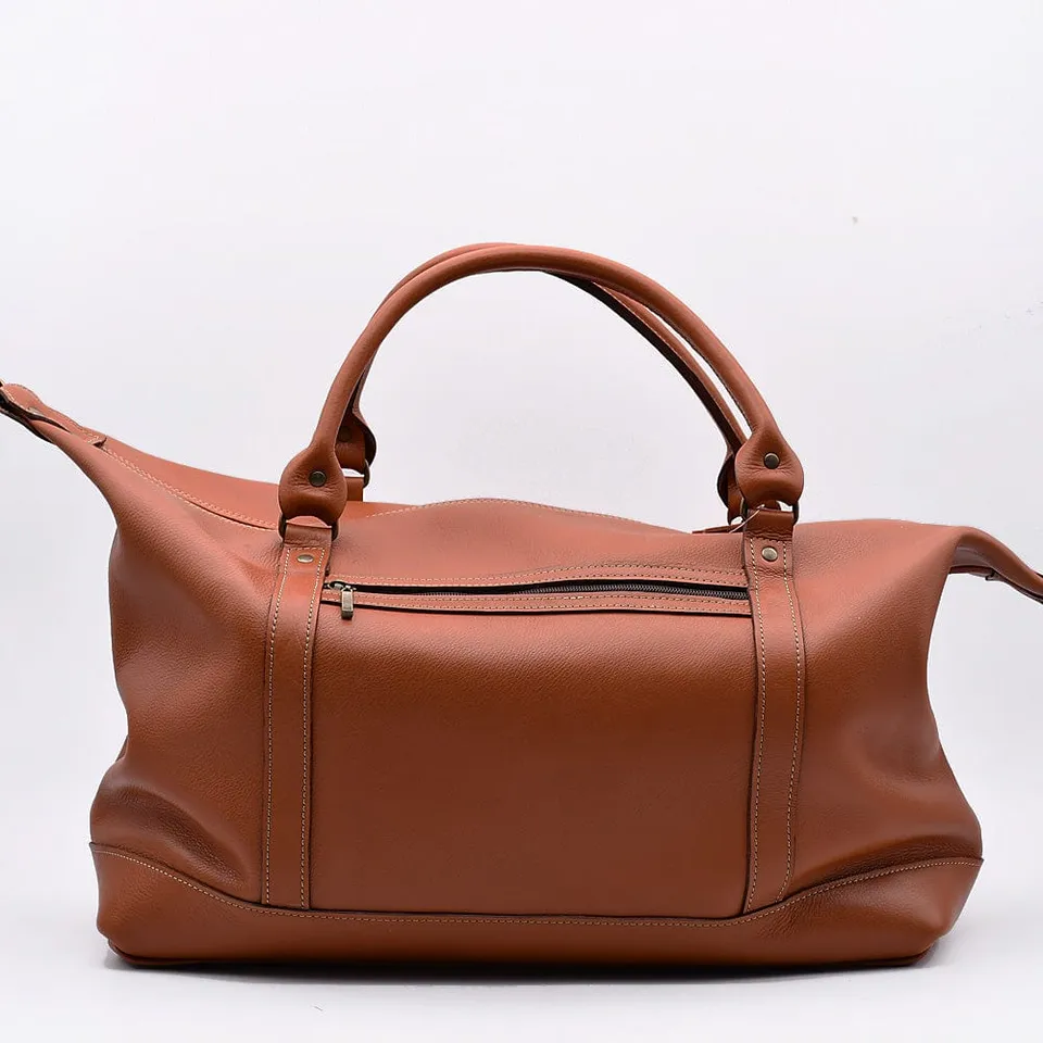 luisa-paix-o-accessoires-du-portugal-sac-voyage-cuir-marron-clair image 1