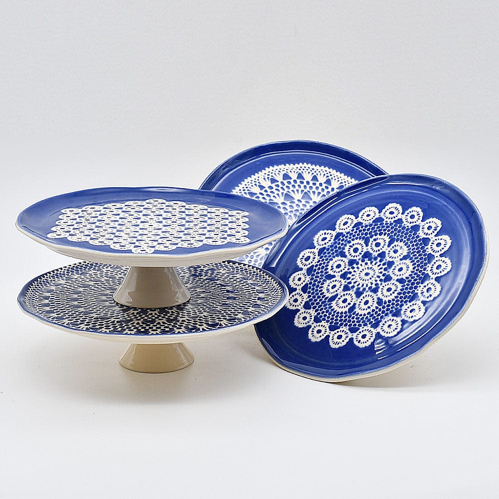 luisa-paix-o-vaisselle-portugaise-renda-plateau-dessert-bleu-22cm image 7