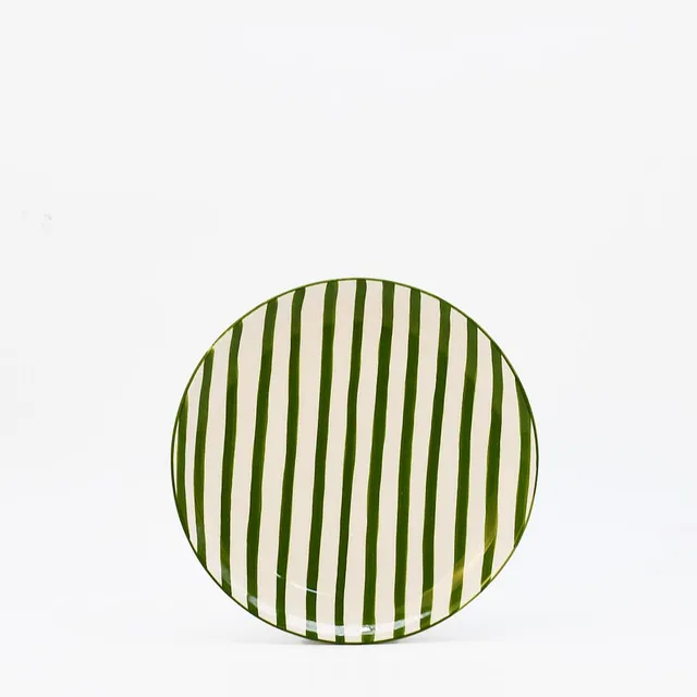 luisa-paix-o-costa-nova-mar-assiette-ray-e-20cm-verte image 1