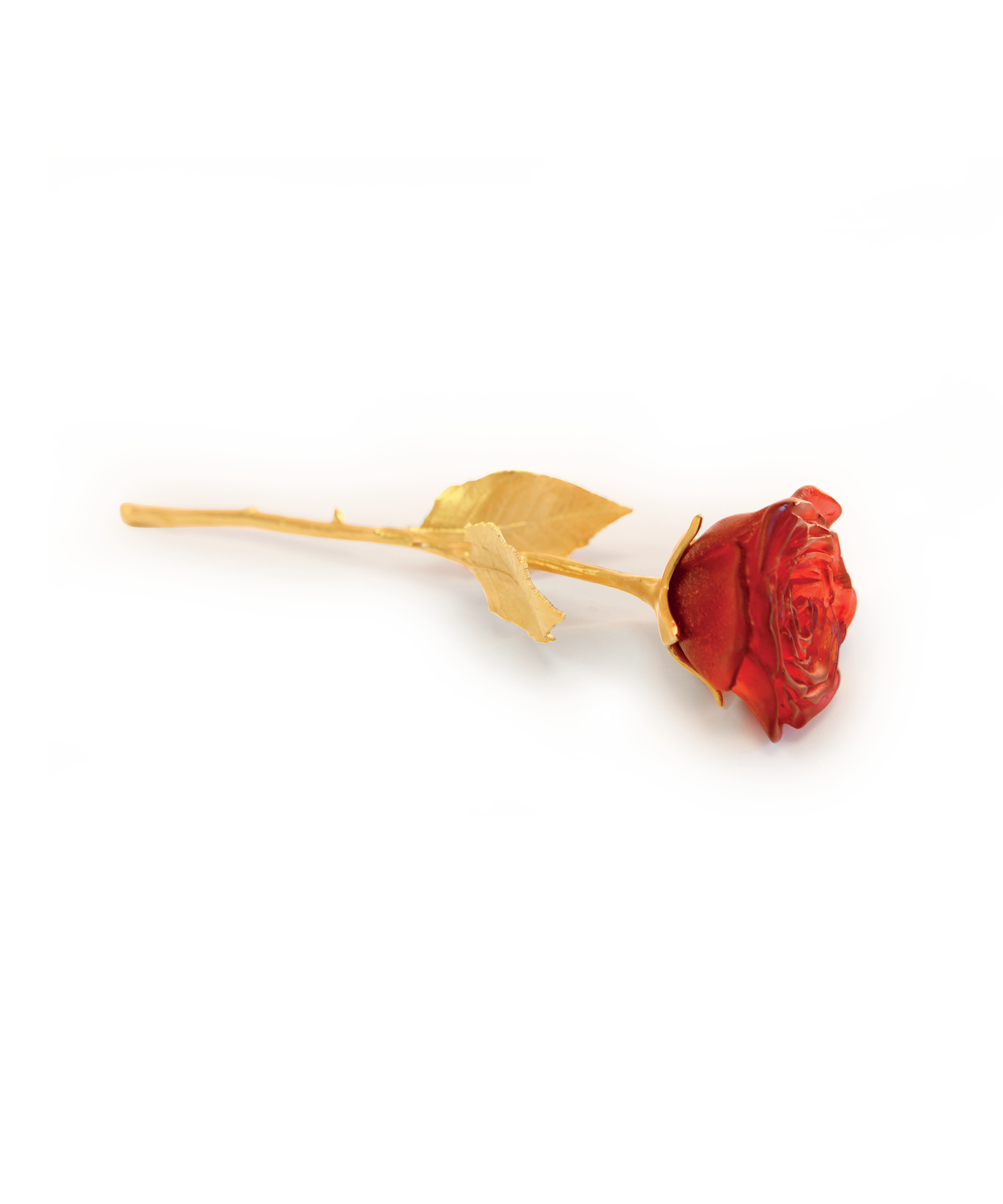 daum-rose-eternelle-fleur-cristal-rouge image 1
