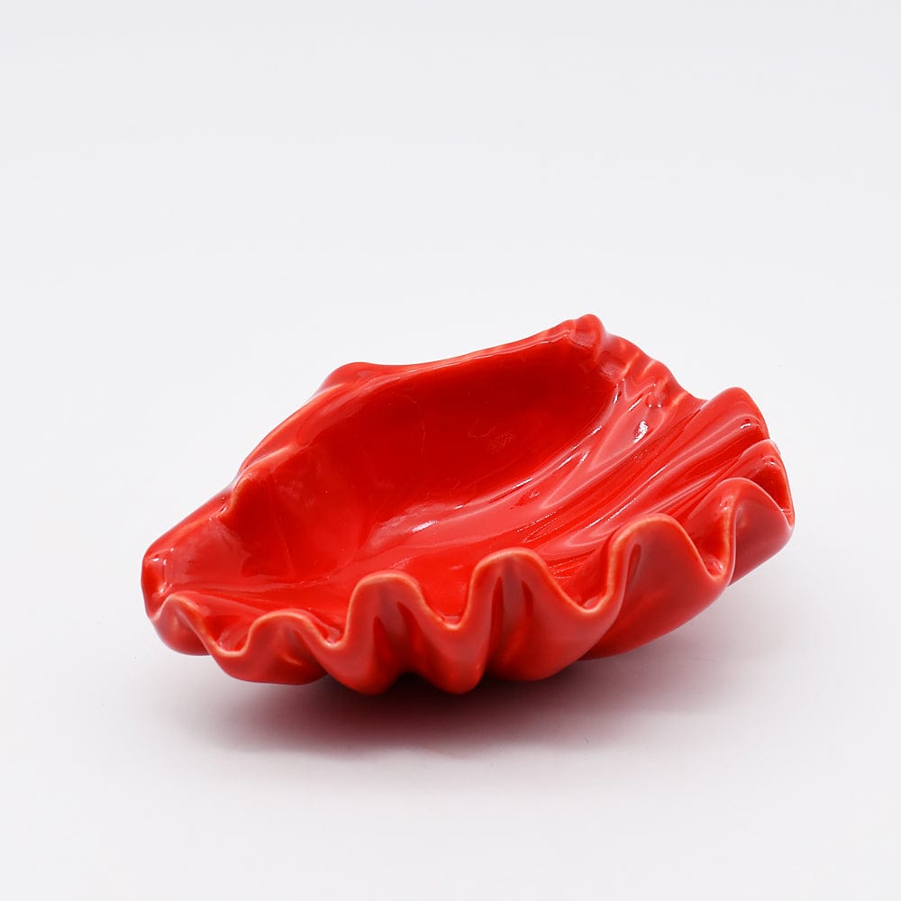 luisa-paix-o-petit-plat-coquille-st-jacques-c-ramique-rouge-14cm image 2