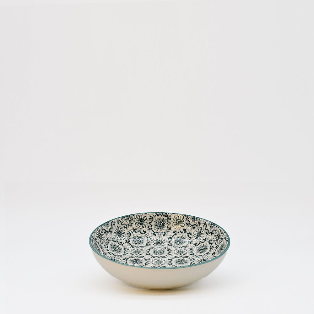 luisa-paix-o-padr-o-assiette-creuse-c-ramique-verte-19-cm image 3