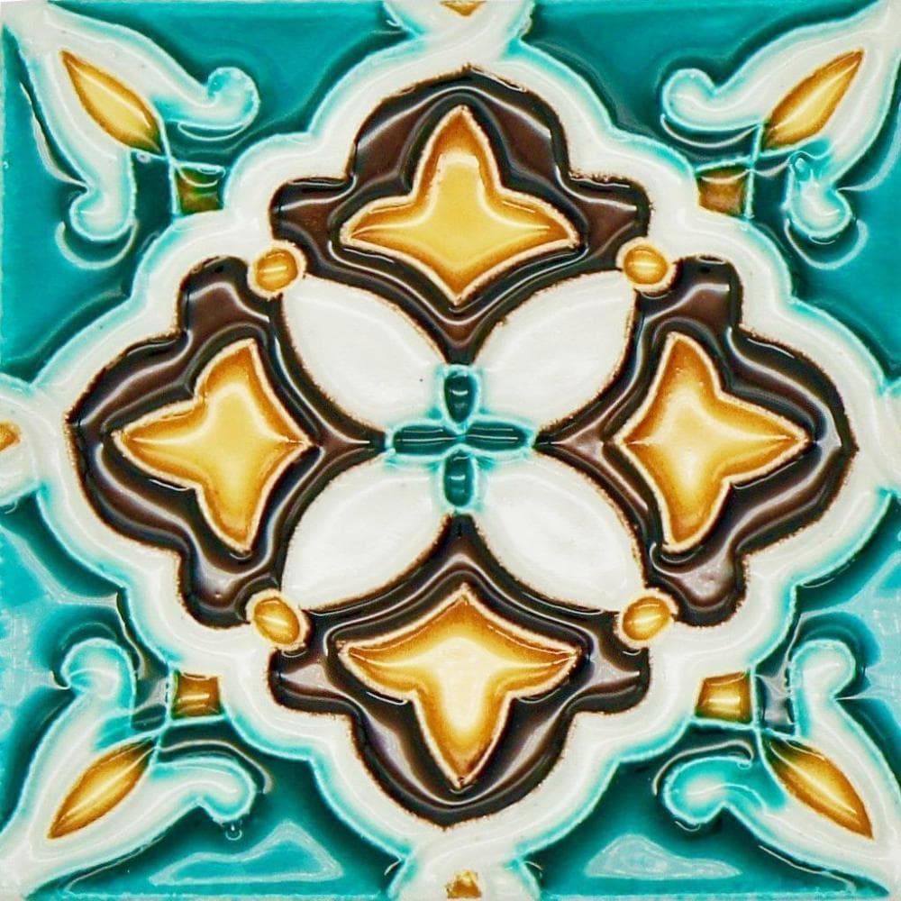 luisa-paix-o-azulejo-hispano-maure-carreau-8-5x8-5-cm-relief image 2