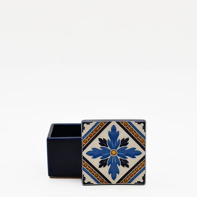 luisa-paix-o-azulejos-bo-te-c-ramique-bleue-6x6cm image 1
