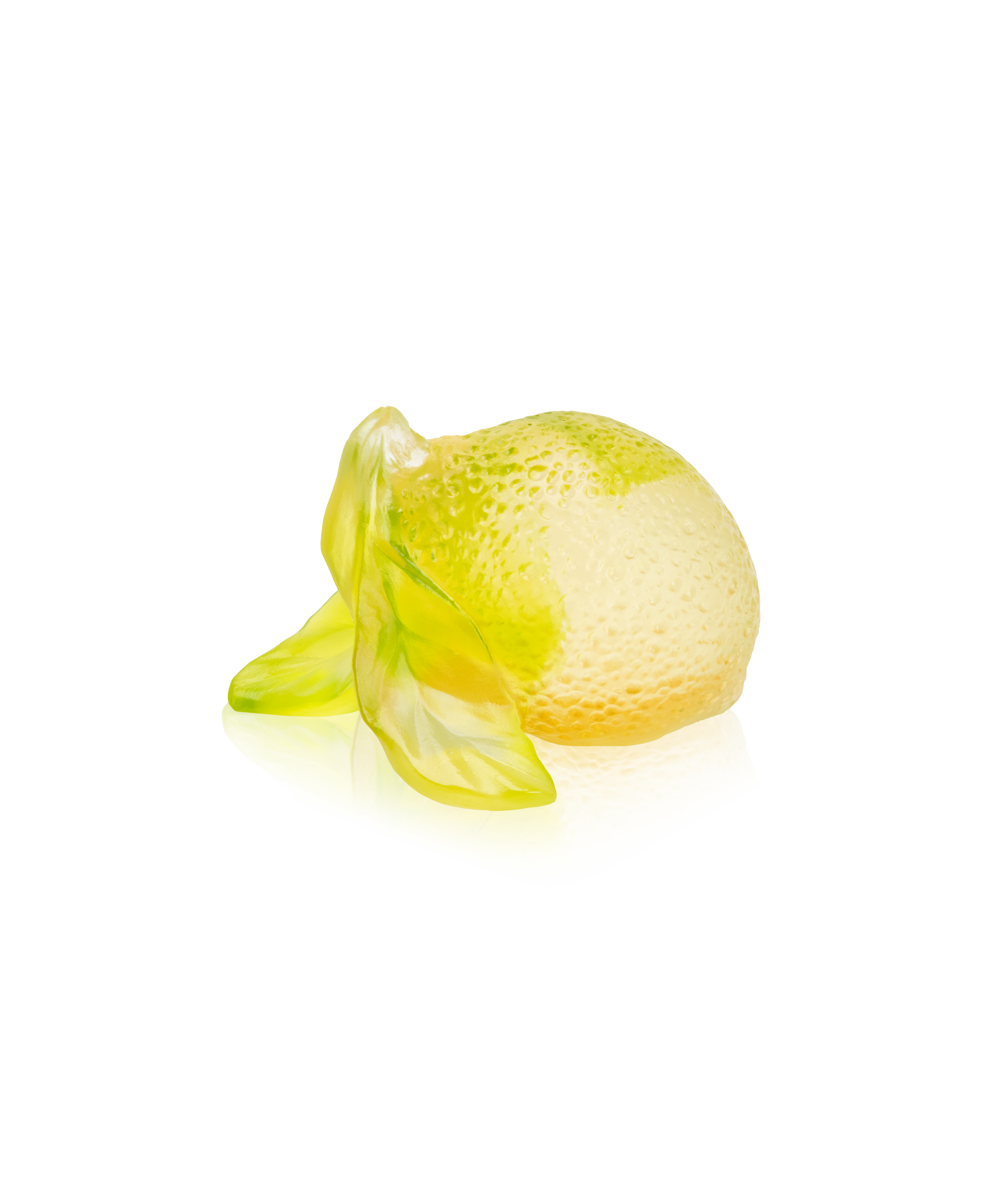 daum-citrus-citron-d-coratif-cristal-jaune-fruit image 1