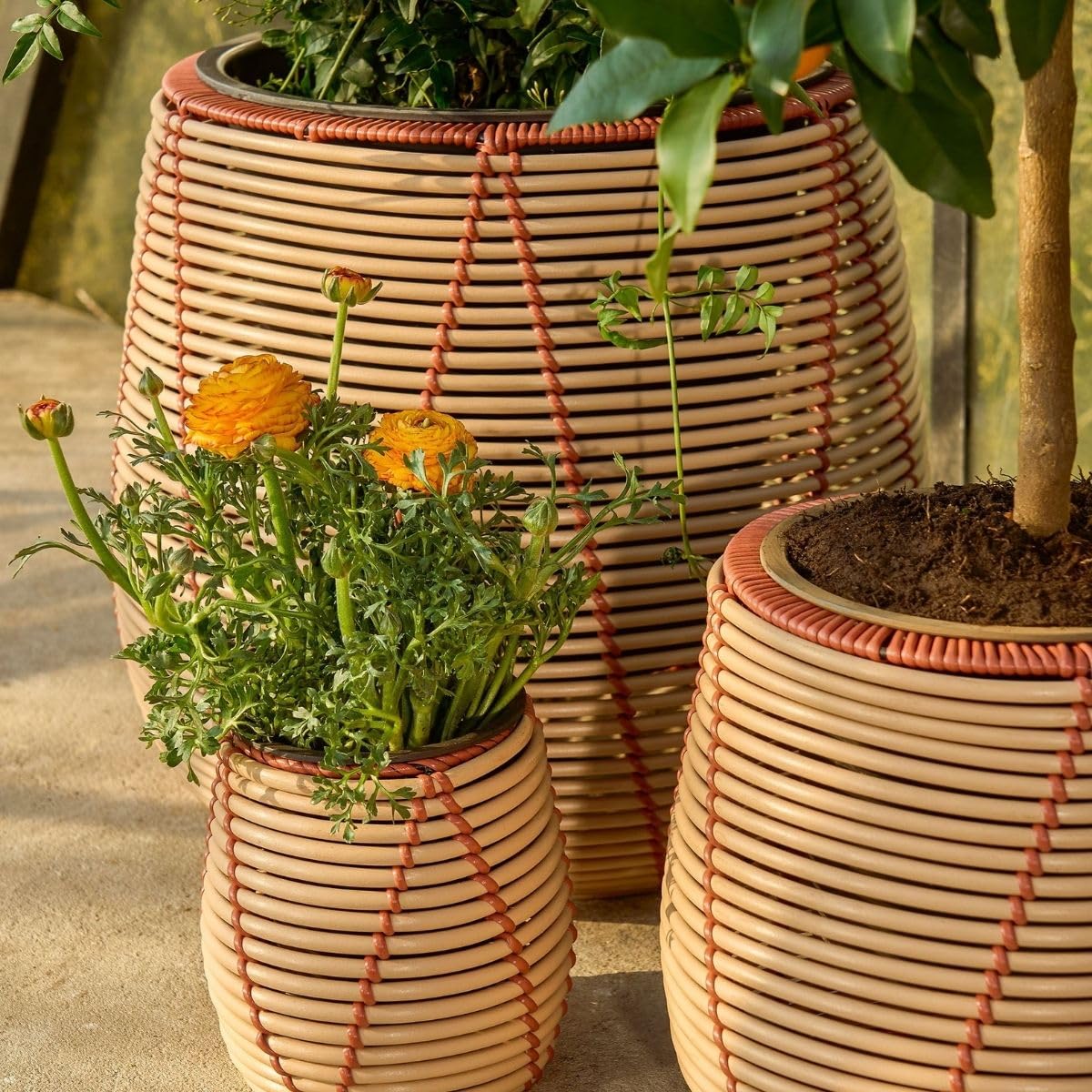 mica-decorations-cancun-pot-fleur-lot-3-beige-recycl image 8
