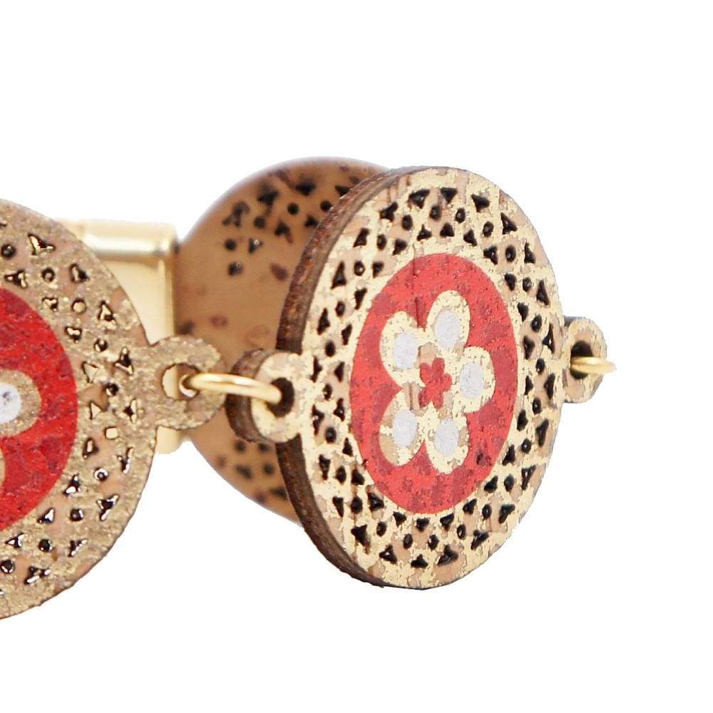 luisa-paix-o-bijoux-du-portugal-bracelet-li-ge-flores-rouge-16-5-cm image 4