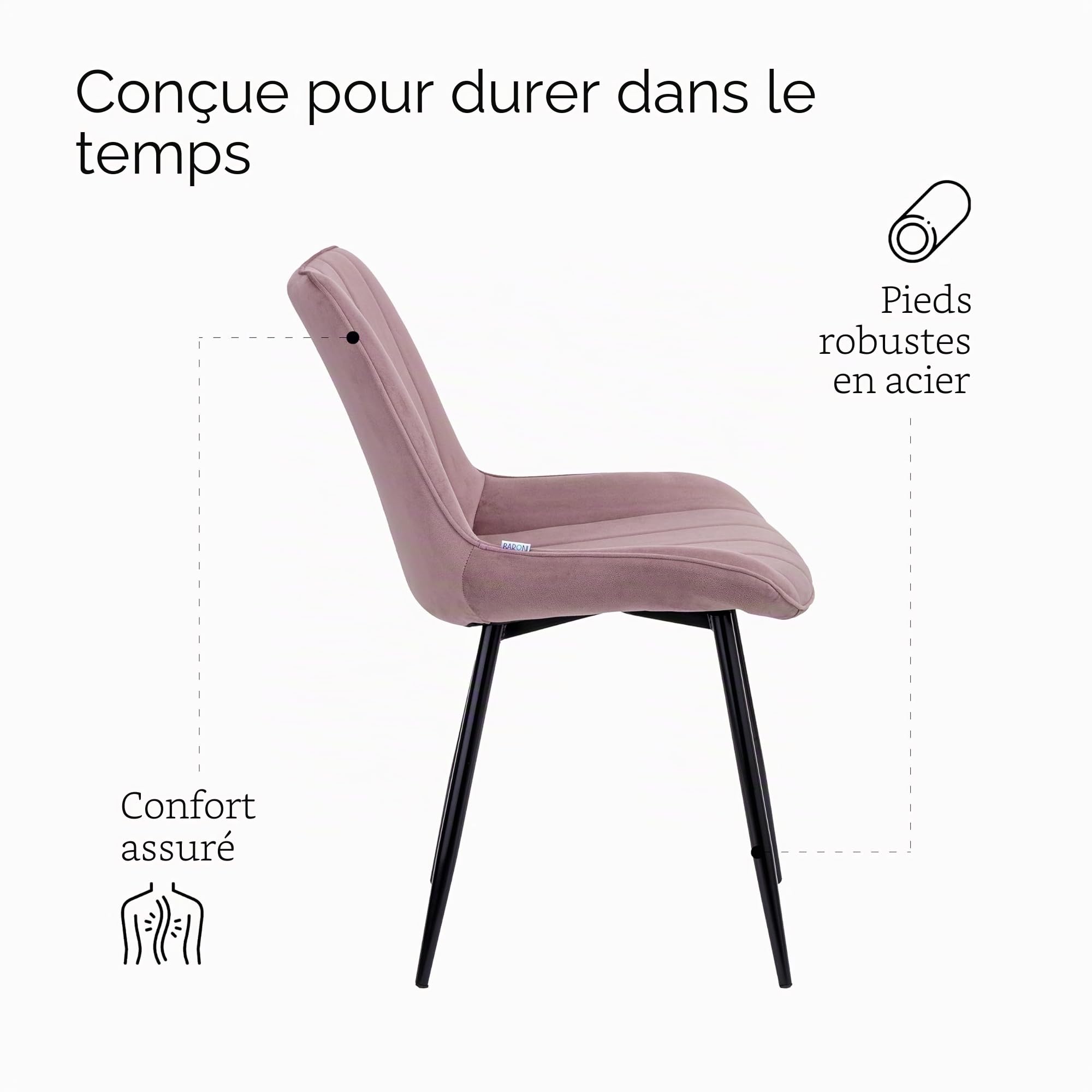 baroni-home-sedie-chaise-velours-rose-1-pi-ce-53x44x86-cm image 5