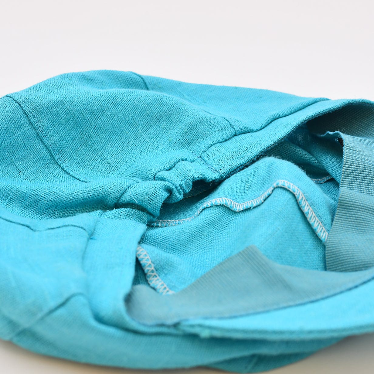 luisa-paix-o-gavroche-en-lin-turquoise-taille-unique-100-lin image 5