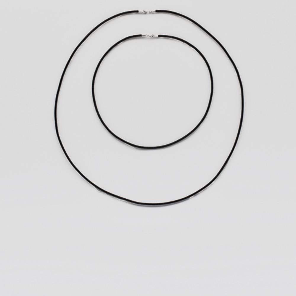 luisa-paix-o-bijoux-du-portugal-collier-cuir-45-cm-argent-925 image 1