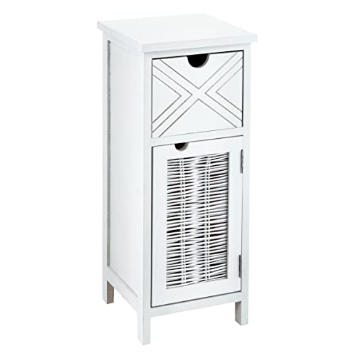 baroni-home-mobili-table-de-chevet-bois-25x25x60-cm-avec-tiroir image 7