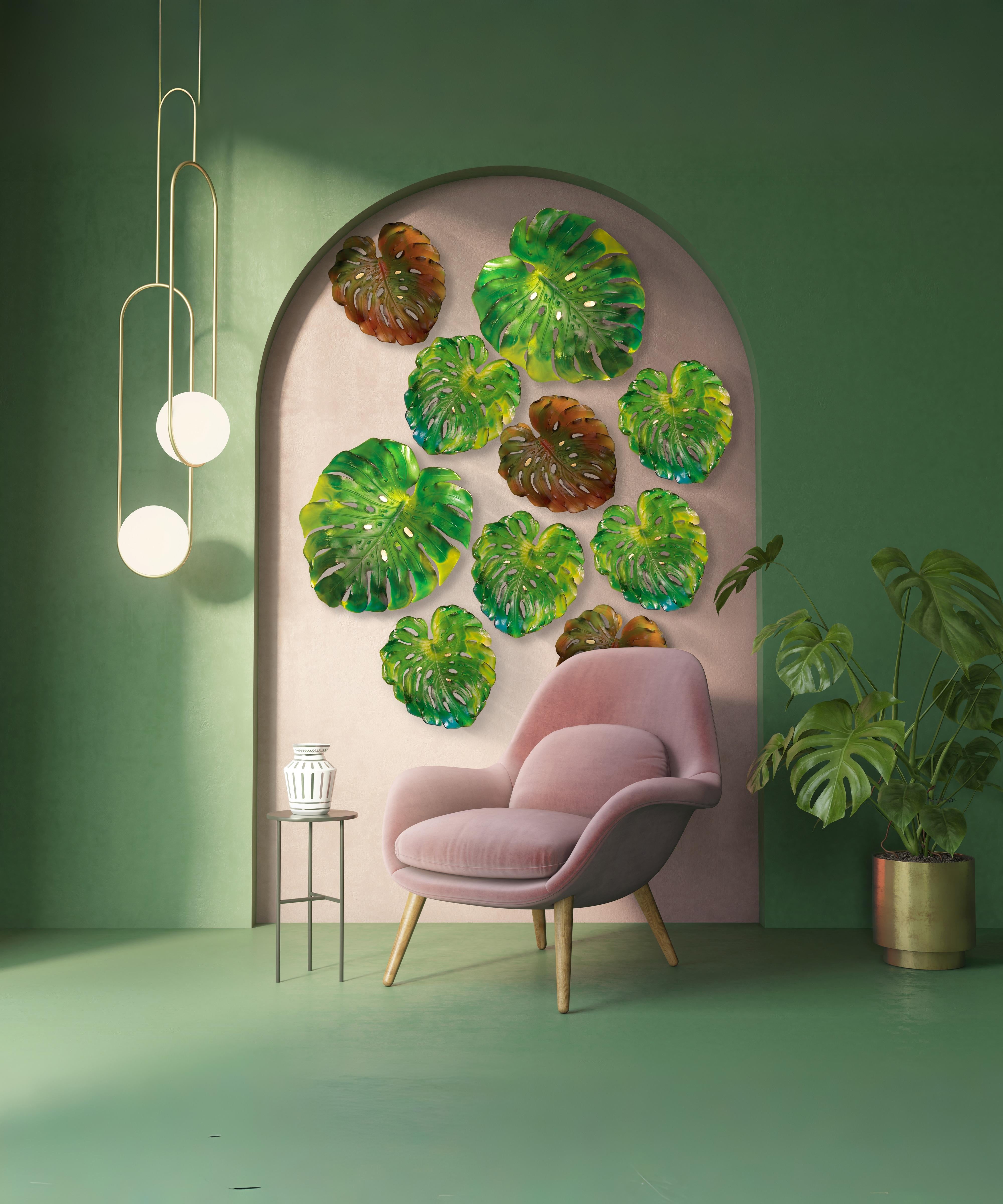 daum-monstera-feuille-murale-verte-emilio-robba image 3