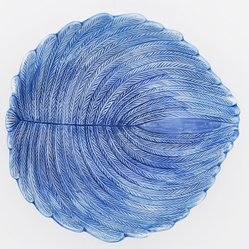 luisa-paix-o-flamingo-azul-coupe-c-ramique-bleue-mate-32cm image 4