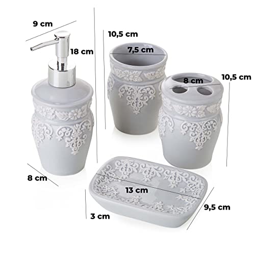 baroni-home-tutto-bagno-set-salle-de-bain-c-ramique-gris-4-pi-ces image 7