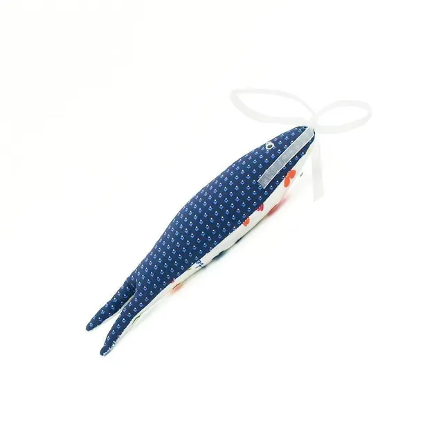 luisa-paix-o-sardine-en-tissu-lavande-22-cm-coton image 1