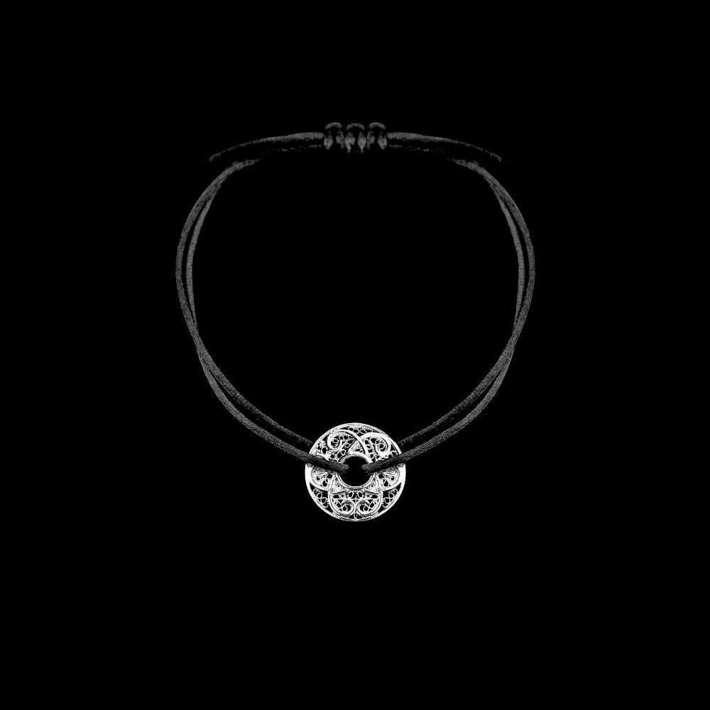 luisa-paix-o-infinito-bracelet-argent-925-noir image 2