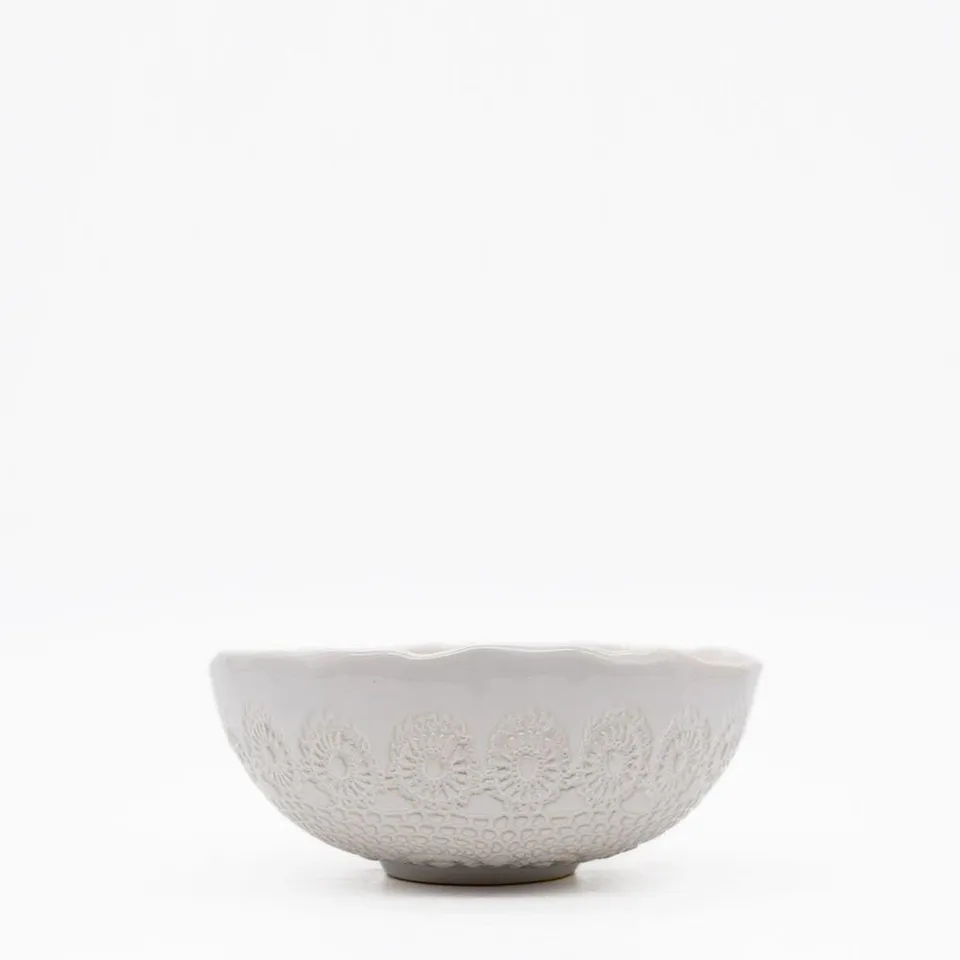 luisa-paix-o-flores-bol-c-ramique-blanc-16cm image 1