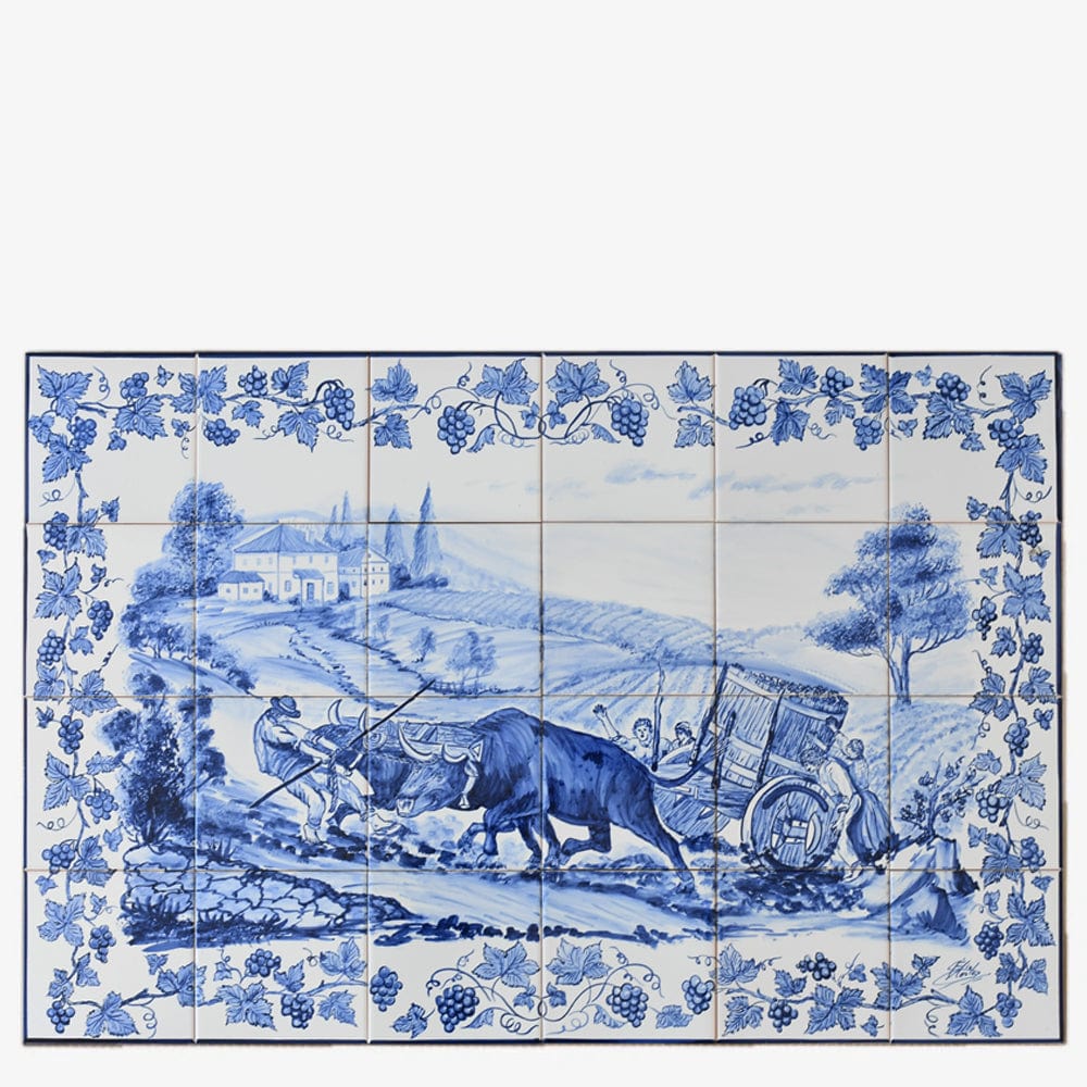 luisa-paix-o-azulejos-fresque-90x60cm-24-carreaux-peints-main image 2