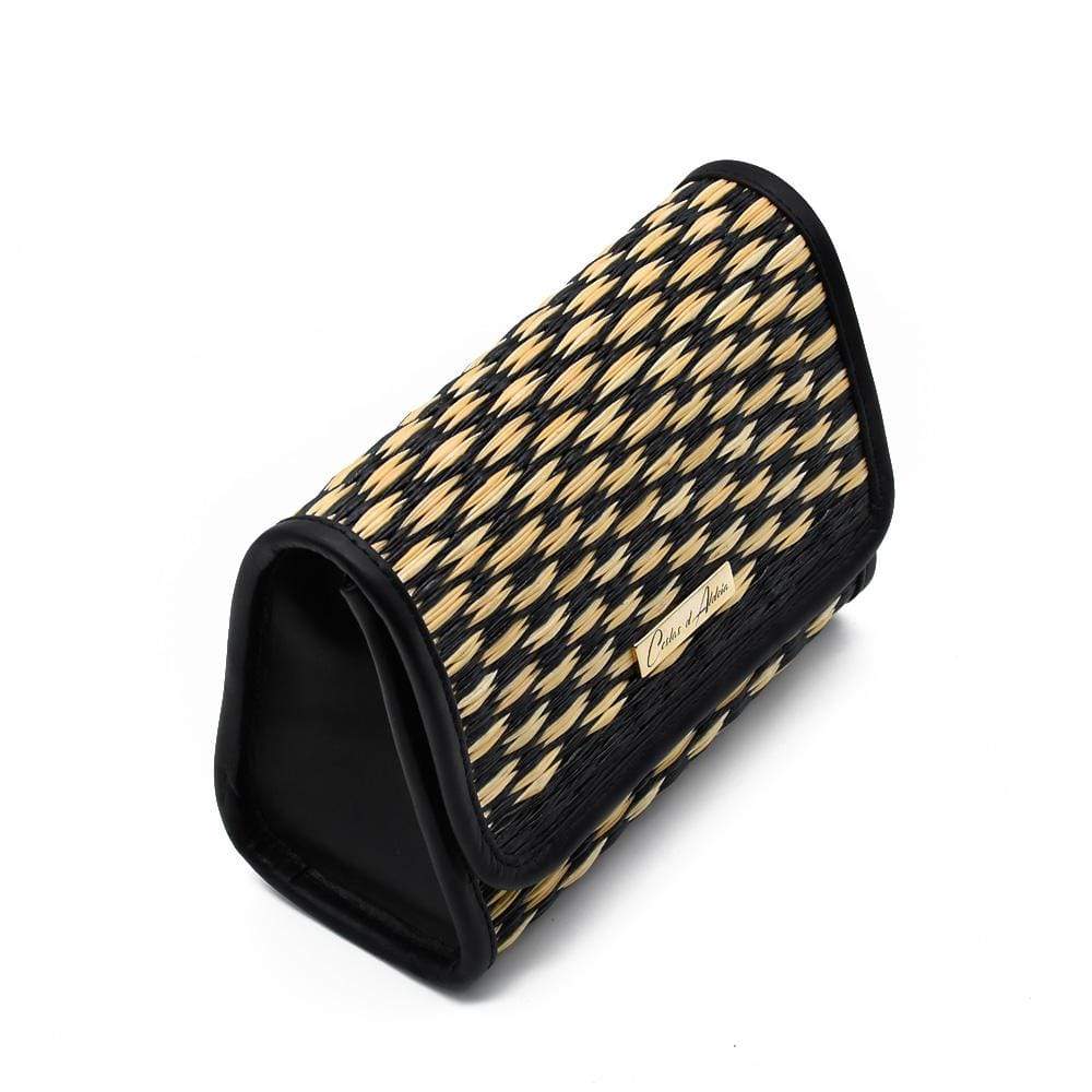 luisa-paix-o-accessoires-du-portugal-sac-pochette-jonc-noir-23cm image 2