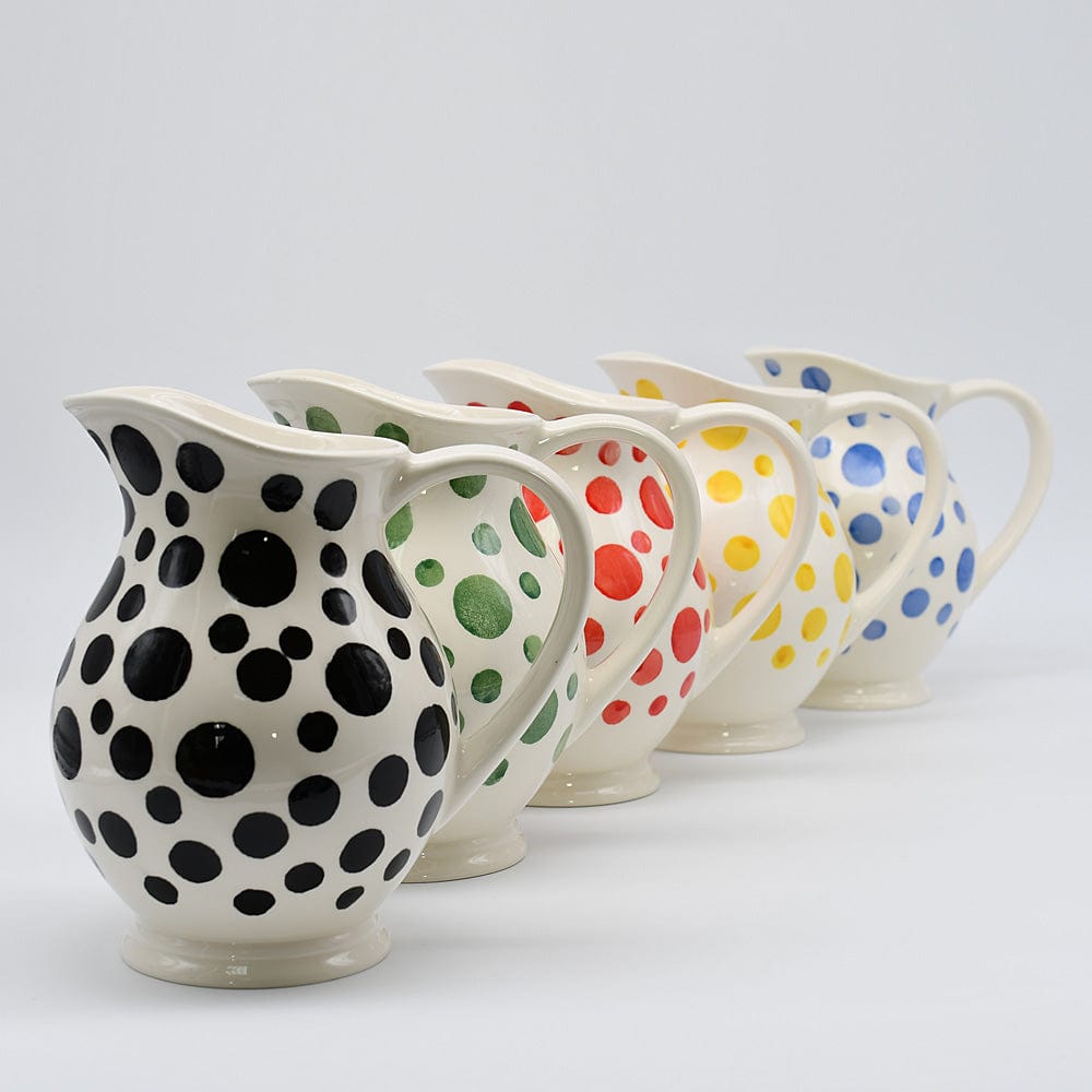 luisa-paix-o-pichet-c-ramique-jaune-pois-18-cm image 3