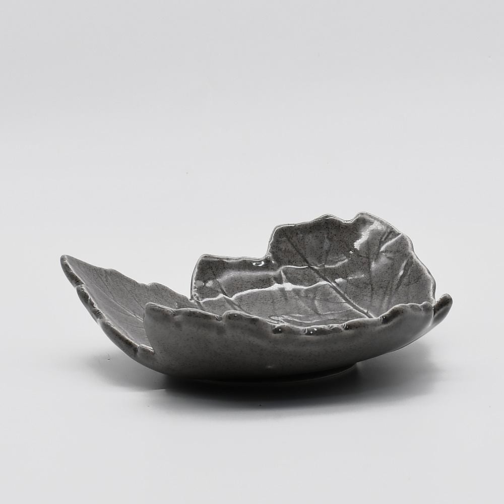luisa-paix-o-platano-petite-assiette-c-ramique-grise-17-cm image 3