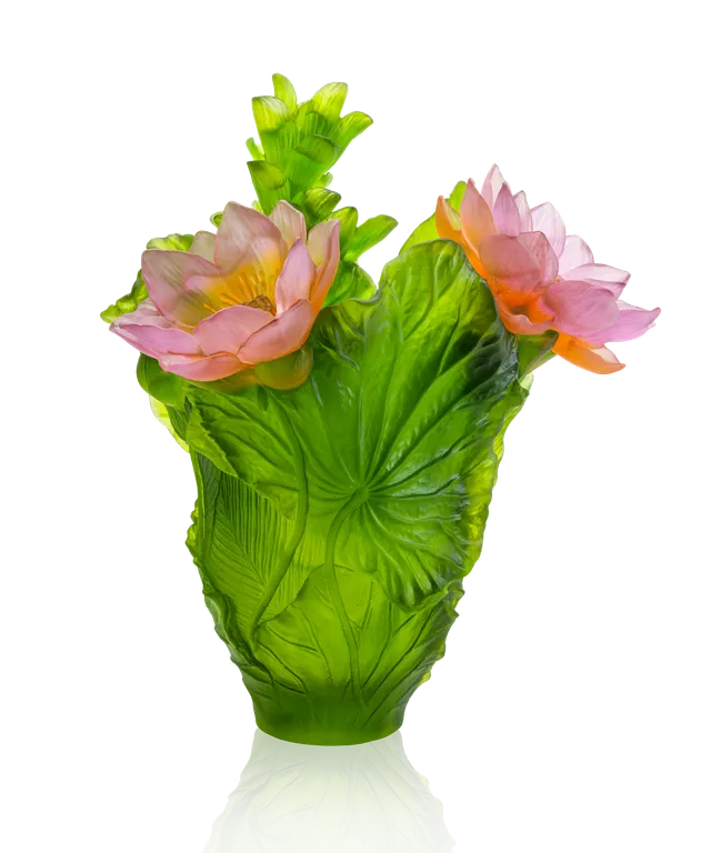 daum-univers-v-g-tal-jardin-de-lotus-vase-magnum-99-ex image 1