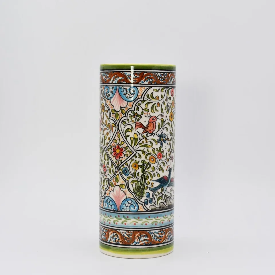 luisa-paix-o-vase-c-ramique-coimbra-peint-main-24-cm image 1