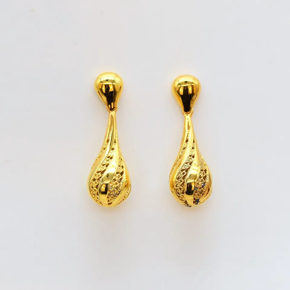 luisa-paix-o-gota-de-luz-boucles-dor-es-argent-3-cm image 1