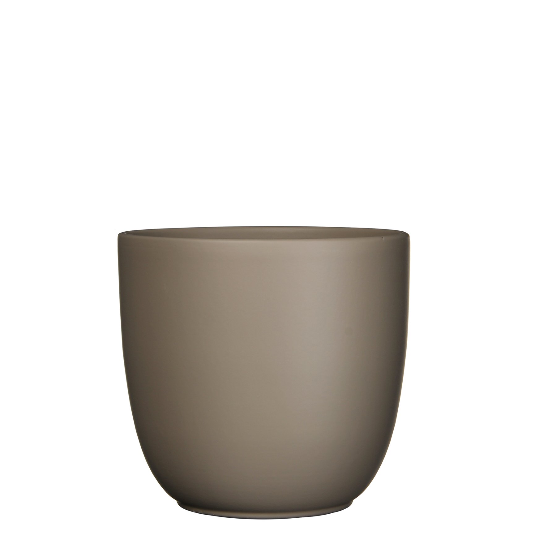 mica-decorations-tusca-pot-c-ramique-taupe-mat-25x28cm image 1