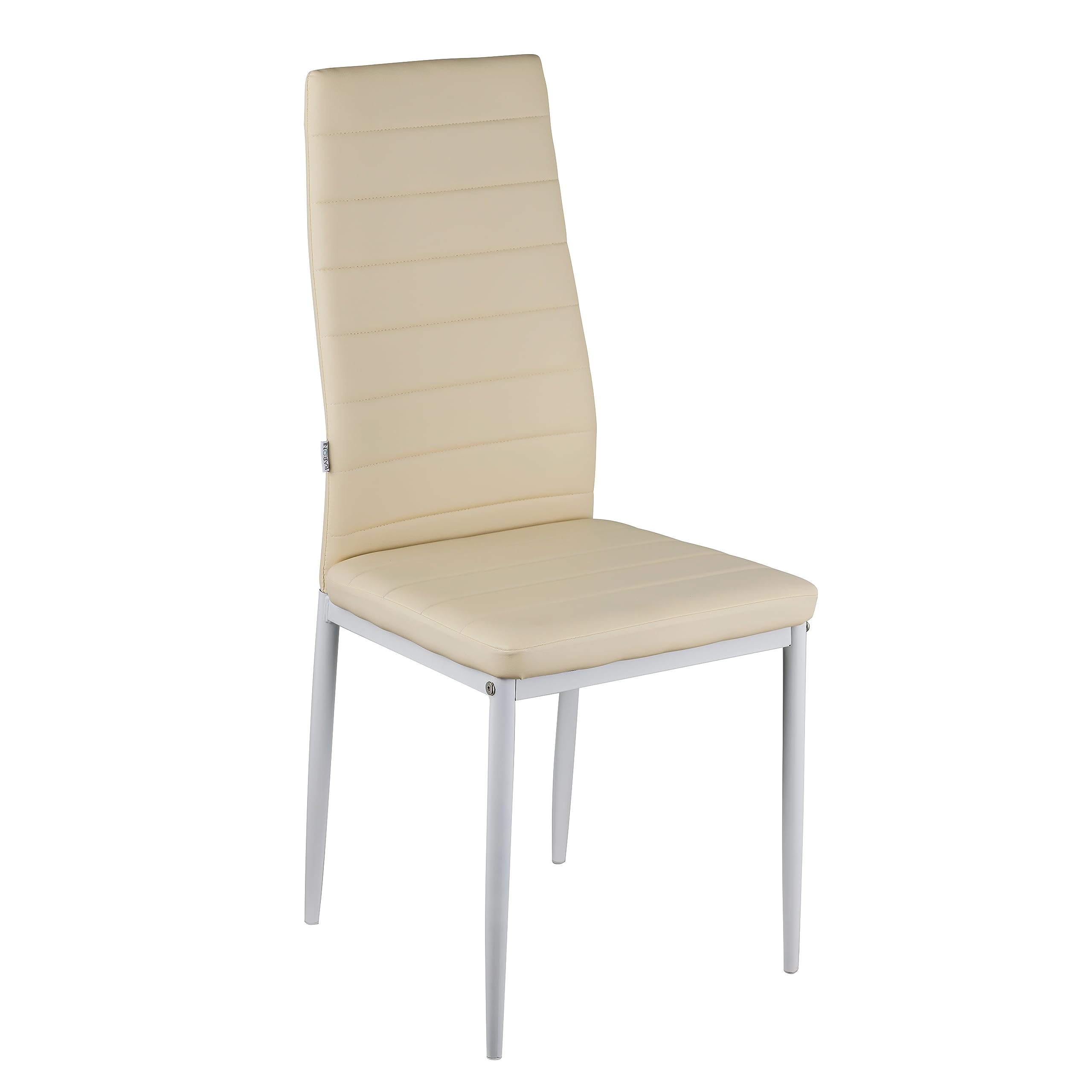 baroni-home-sedie-lot-4-chaises-salle-manger-beige-40x42x96-cm image 7