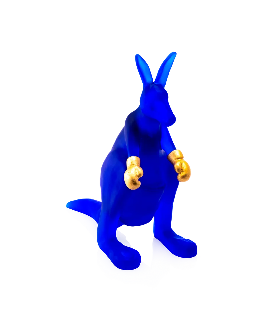 daum-univers-animalier-kangourou-wally-sculpture-cristal image 1