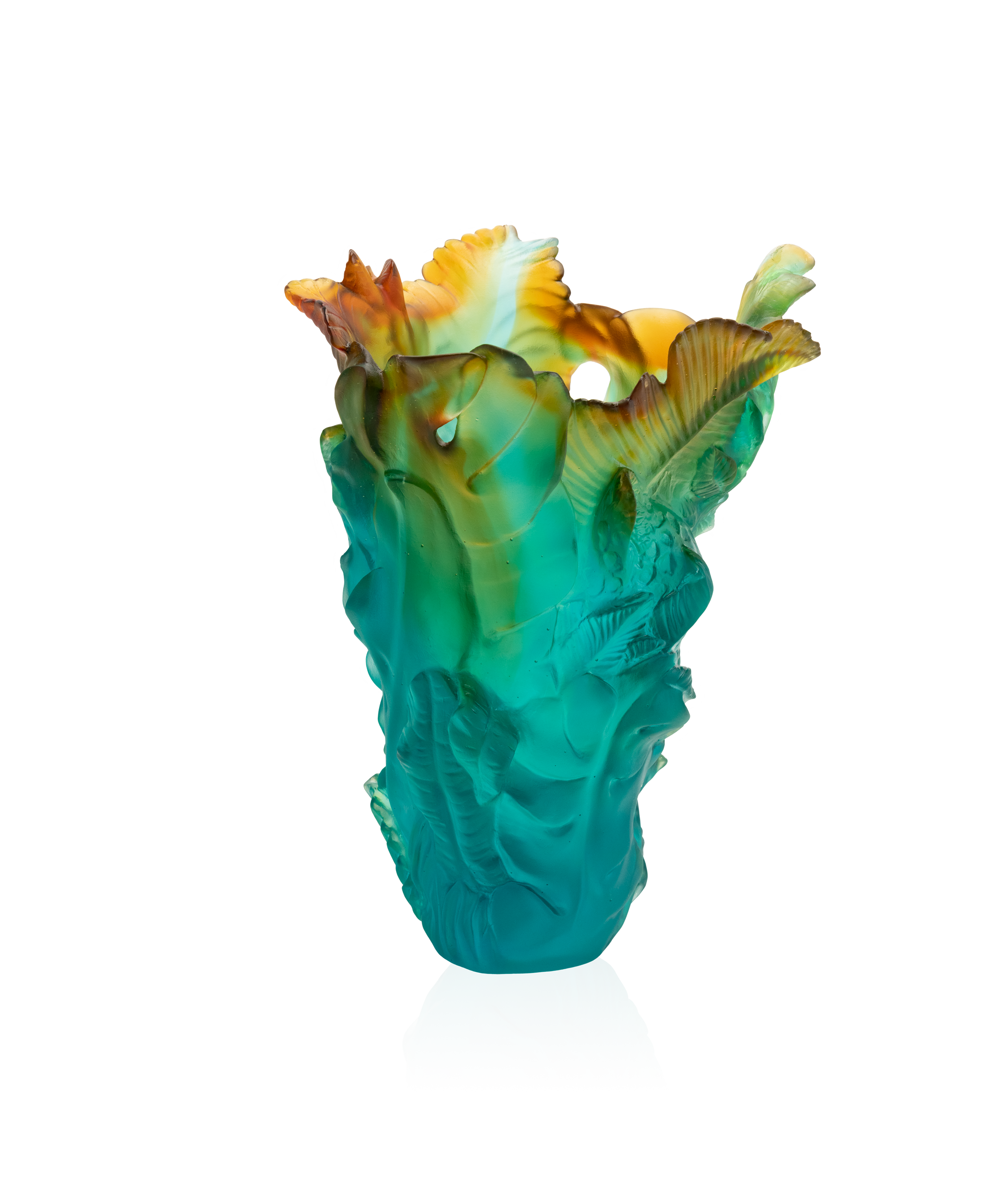 daum-voyage-tropical-vase-grand-mod-le-cristal-d-cor-floral image 5