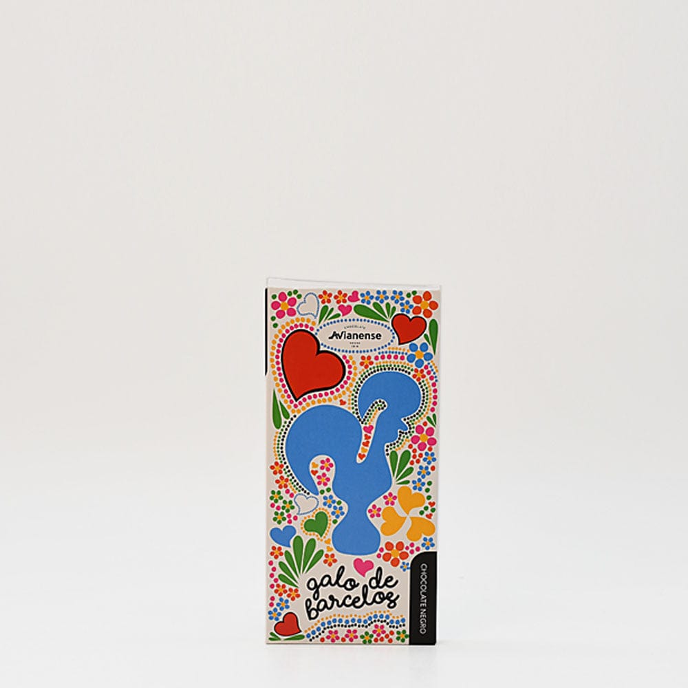 luisa-paix-o-galo-de-barcelos-tablette-chocolat-noir-100g image 1