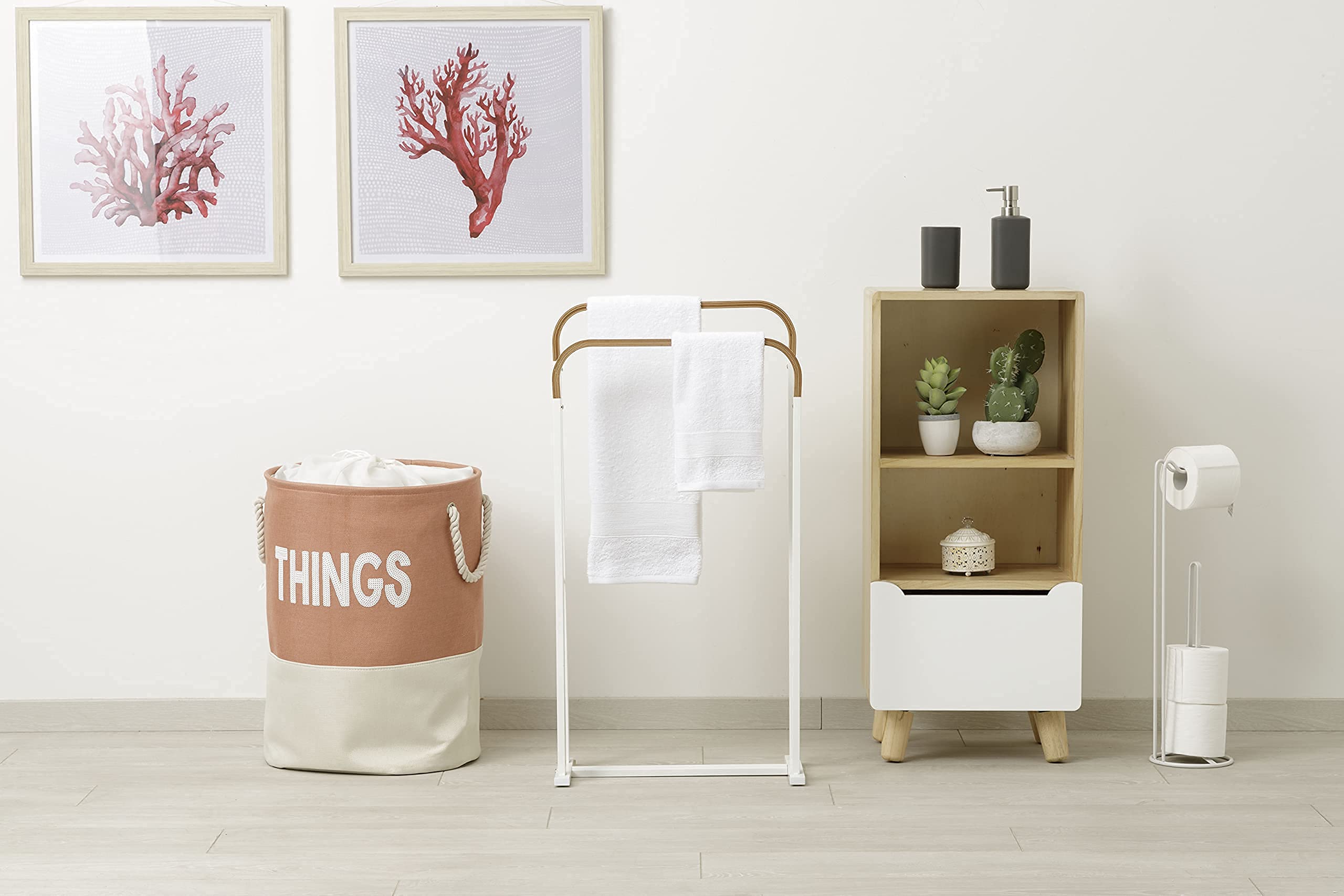 baroni-home-tessile-bagno-lot-2-serviettes-coton-blanc-55x100 image 4
