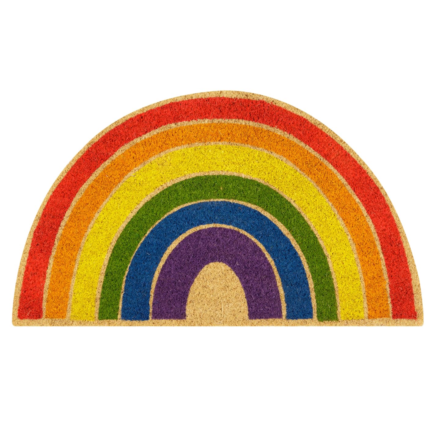baroni-home-tessile-casa-paillasson-coco-arc-en-ciel-70x40-cm image 1