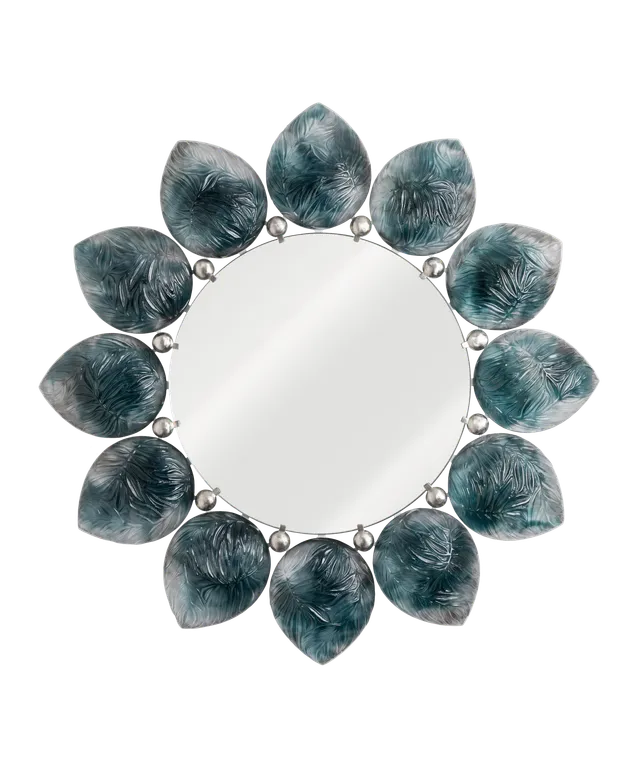 daum-art-cristal-m-lodie-miroir-bleu-gris-25-ex-hurel image 1